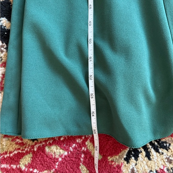 Azazie Rogue Green Bridesmaid Long Dress Mermaid Scoop Side Slit Bust 30 Waist25 - Picture 14 of 14